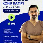 TUS | Patoloji Hızlı Tekrar Konu Kampı (3 Ay / 3 İzleme)