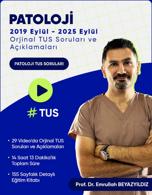 Dr.Patoloji | Patoloji TUS Soruları Kitap ve Video